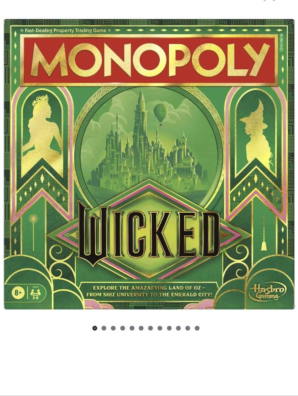 Hasbro Special Edition Wicked Monopoly New!